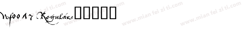 wf0075 Regular字体转换